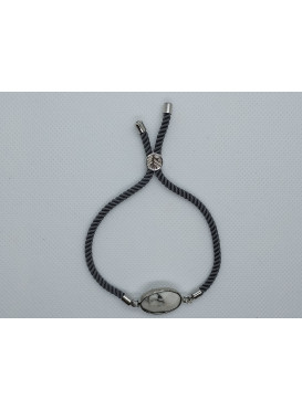Stahovací provázkový náramek s magnezitem